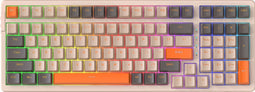 Fuegobird K98 Bedraad Mechanisch Gaming Toetsenbord - 100keys - Banana Switch - RGB Backlight - Gasket Mod - QWERTY - Low Light