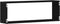 vidaXL - Wandplanken - 4 - stuks - Zwart - Eiken - 80x15x26 - cm - Bewerkte - Hout