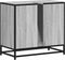 vidaXL - Wastafelkast - 65x33x60 - cm - bewerkt - hout - grijs - sonoma - eikenkleurig