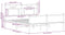 vidaXL - Bedframe - zonder - matras - hout - gerookt - eikenkleurig - 140x200 - cm