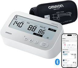 OMRON X4 Connect - Bloeddrukmeter bovenarm - AFib-detectie Bluetooth met Intelli Wrap-manchet (22-42cm)