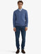 McGregor Pullover - V-neck - Merinowol - Vintage Blue - XL