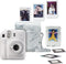 Fujifilm instax Mini 12 Bundel - Instant camera + 1 x 10 stuks film, cameratas & stickers - Clay White & Marble