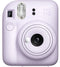 Fujifilm instax Mini 12 Bundel - Instant camera + 1 x 10 stuks film cameratas & stickers - Lilac Purple