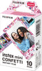 Fujifilm Instax Mini Film - Confetti - Instant fotopapier - 1 x 10 stuks