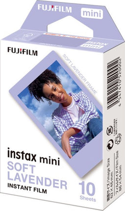 Fujifilm Instax Mini Film - Soft Lavendel - Instant fotopapier - 1 x 10 stuks