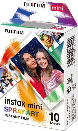 Fujifilm Instax Mini Film - Spray Art - Instant fotopapier - 1 x 10 stuks