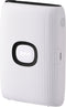 Fujifilm Instax Mini Link 2 - Mobiele fotoprinter - banner met lichtjes en knijpers + dubbelzijdige Instax stickers - Clay White