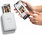 Fujifilm Instax Mini Link 2 - Mobiele fotoprinter - banner met lichtjes en knijpers + dubbelzijdige Instax stickers - Clay White