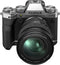 Fujifilm Systeemcamera X-T5 + Fujinon XF standaardlens 16 - 80 mm Zilver