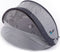 Bo Jungle Speeltent Baby - Pop Up tent UV-werend - Muggengaas - 3 afneembare speeltjes - Uitneembare matras - Opbergzak - Grijs