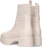GUESS Keanna - Chelsea boots - Luxe stoffen bovenkant - Wit