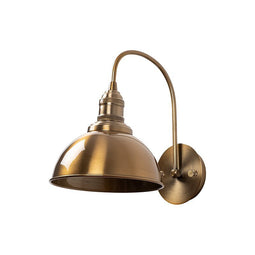 Fulgor Wandlamp | Metalen Frame | Vintage | 27x27 cm | 36 cm Hoogte