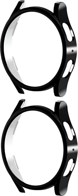 Full Cover Case Bumper Set Geschikt Voor Samsung Galaxy Watch 5 44mm - 2 Stuks Bescherm Hoes 360 Graden - Zwart