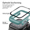 Full Cover Hardcase voor de Apple Watch Series 4 / 5 / 6 / SE - 40 mm - Donkergroen