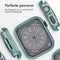 Full Cover Hardcase voor de Apple Watch Series 4 / 5 / 6 / SE - 40 mm - Donkergroen