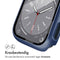 Full Cover Hardcase voor de Apple Watch Series 7 / 8 / 9 - 45 mm - Donkerblauw