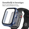 Full Cover Hardcase voor de Apple Watch Series 7 / 8 / 9 - 45 mm - Donkerblauw