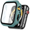 Full Cover Hardcase voor de Apple Watch Series 7 / 8 / 9 - 45 mm - Donkergroen