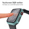 Full Cover Hardcase voor de Apple Watch Series 7 / 8 / 9 - 45 mm - Donkergroen