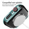 Full Cover Hardcase voor de Apple Watch Series 7 / 8 / 9 - 45 mm - Donkergroen