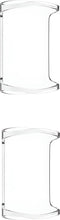 Full Cover Screen Protector Bumper Set Geschikt Voor Fitbit Charge 5 - 360 Graden Bescherm Hoes - Smartwatchbescherming - Case - 2 Stuks - Transparant