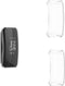 Full Cover Screen Protector Bumper Set Geschikt Voor Fitbit Inspire 3 - 360 Graden Bescherm Hoes - Smartwatchbescherming - Case - 2 Stuks Transparant