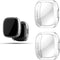 Full Cover Screen Protector Bumper Set Geschikt Voor Fitbit Versa 4 - 360 Graden Bescherm Hoes - Smartwatchbescherming - Case - 2 Stuks - Transparant