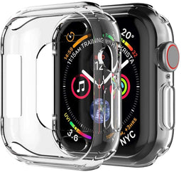 Full Cover Softcase voor de Apple Watch Series 4 / 5 / 6 / SE - 40 mm - Transparant