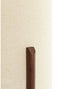 Light & Living Tafellamp Litto - Donkerbruin Hout - Crèmekleurige Stoffen Lampenkap Ø35cm
