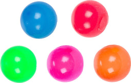 Fun Mini Knijpballen Stickeezz in Koker, 5st.