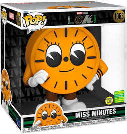 Funko Pop! - Jumbo - Loki - Miss Minutes - #1063 - Glows in the Dark - Limited Summer Convention 2022 Edition.