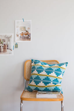 Funky Doris Alf Pillow Blue
