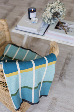 Funky Doris Alvin Blanket Blue