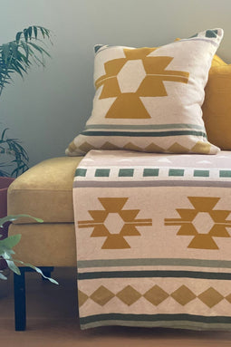 Funky Doris Ane Pillow Yellow