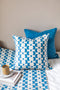 Funky Doris Edith Pillow Blue