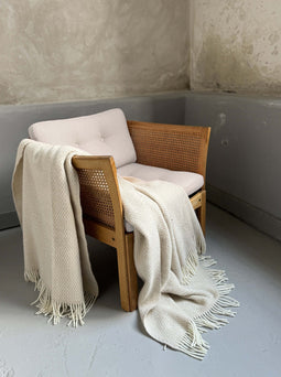 Funky Doris Fanny Wool Blanket Cream Available beg of October