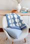 Funky Doris Fanny Wool Pillow Blue, NEWS! Beg of Oct