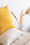 Funky Doris Fanny Wool Pillow Yellow Available beg of October