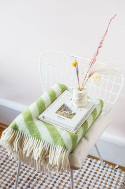 Funky Doris Filip Wool Blanket Green