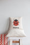Funky Doris Ladybug Pillow Red