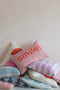 Funky Doris Smile Pillow Pink