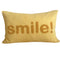 Funky Doris Smile Pillow Yellow