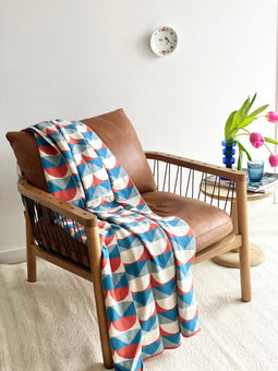 Funky Doris Toby Blanket Blue
