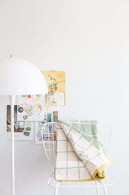 Funky Doris Todden Blanket Green