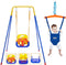 FUNLIO 2-in-1 Schommelset met Deurkrik - Babyschommel en Rebounder - Met Verstelbare Touwen en Zandzakken