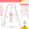 FUNLIO Baby Jumper - Verstelbare Ketting - Veilig en Comfortabel - Binnen & Buiten Gebruik - Roze