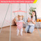 FUNLIO Baby Jumper - Verstelbare Ketting - Veilig en Comfortabel - Binnen & Buiten Gebruik - Roze