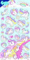 Funny Products Stickers Unicorn 20 X 10 Cm Papier Blauw 31 Stuks
