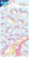 Funny Products Stickers Unicorn 20 X 10 Cm Papier Blauw 31 Stuks